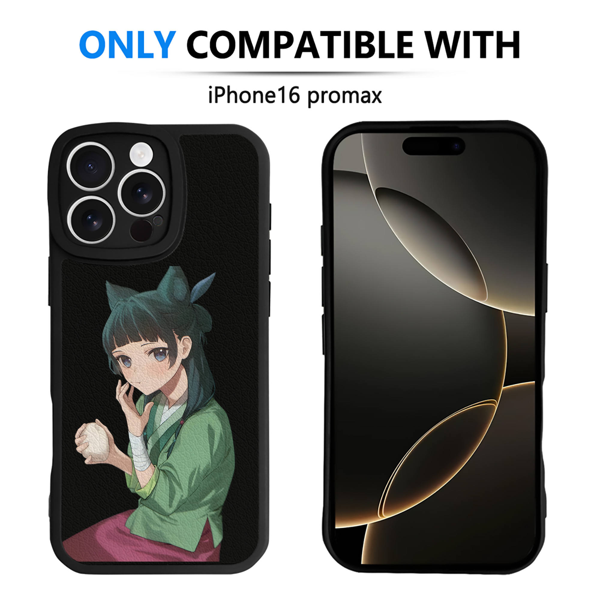 薬屋のひとりごと The Apothecary Diaries 【iPhone 16シリーズ対応】シリコンスマホケース（レザー調） 材質：シリコン